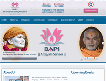 Tablet Screenshot of bapssmhospital.org